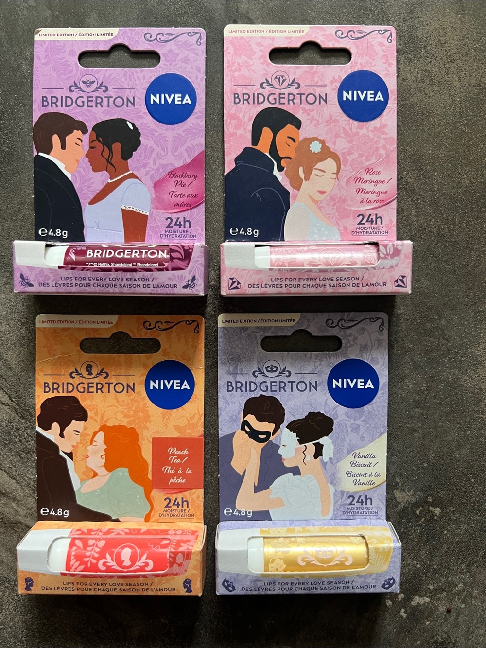Complete Bridgerton Limited Edition Lip Balm collection - Assorted Colors